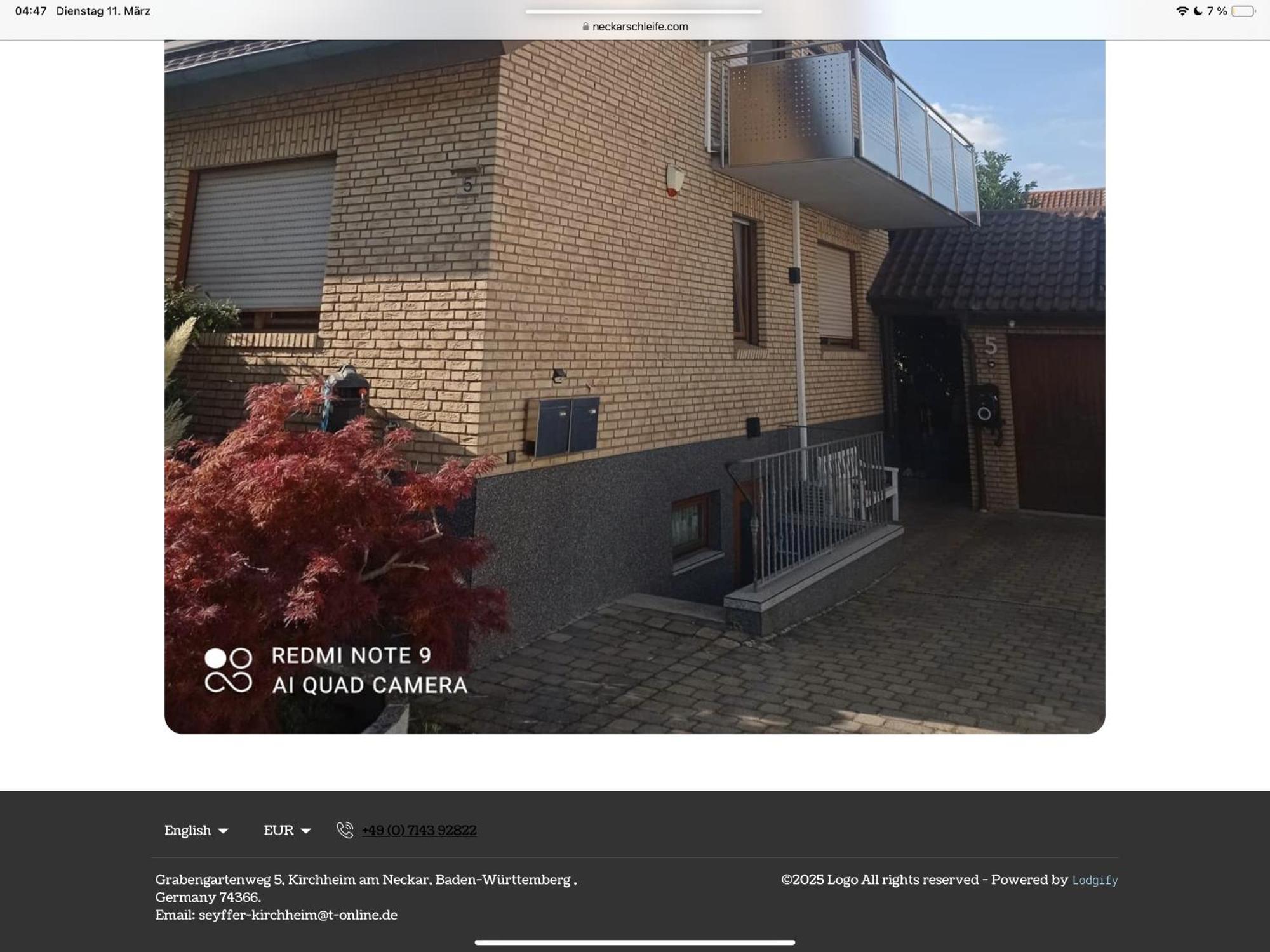 Moderne Ferienwohnung Neckarschleife Mit Klimaanlage Kirchheim am Neckar Esterno foto